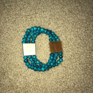 beaded turquoise bracelet